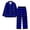 Blue #13, variant on rint Women’s 2 Piece Pajama Set Long Sleeve Button Down Sleepwear Soft Pjs Lounge Nightwear Set Black M