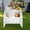 White, variant on ToppiJoy Foldable Rectangular Bar Table, Portable Event Bar Cabinet with Top and Middle Shelves, for Parties and Outdoor Events (White)