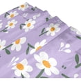 thumbnail image 3 of Coolnut Cute Floral Pattern Shower Curtain Bathroom Decor Watercolor Shower Curtain Sets Fabric Cloth Bathroom Curtains with Hooks 60x72 Inch, 3 of 6
