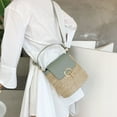 thumbnail image 4 of CHOK Small Straw Bucket Bag Women Shoulder Bag, 4 of 10