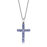 Diamond Princess Genuine 1.50 Carat Natural Tanzanite Necklace