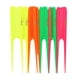 thumbnail image 1 of Krest Cleopatra Peines de cola de rata de 8-1/2 pulgadas, dientes extra finos. Peine de cola de rata modelo #441 Color Neon Mix. 1 docena., 1 of 5