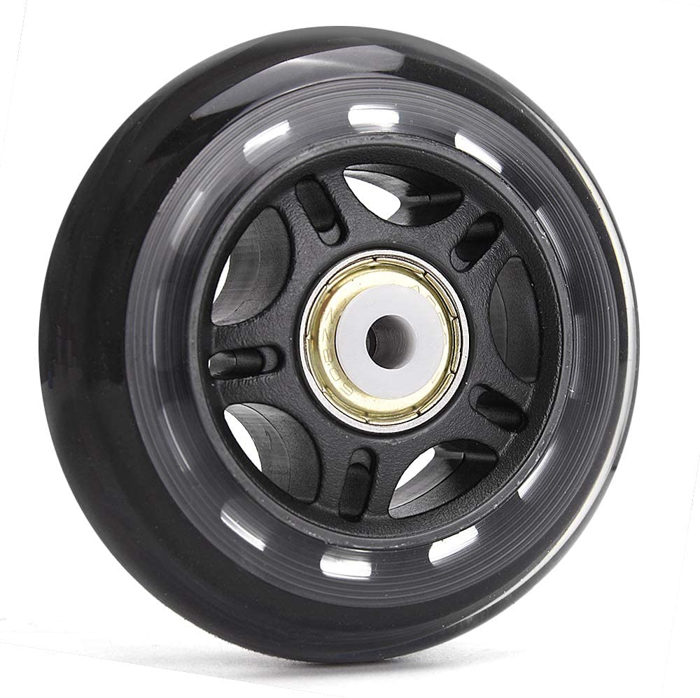 JLSJ 2 Pack 76mm, Inline Skate Wheels Indoor/Outdoor Roller Skate