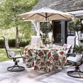 thumbnail image 3 of Outdoor Tablecloth,Wrinkle-Free Stain Resistant & Machine Washable Tablecloth with Umbrella Hole and Zipper, 60" Round-Zippered, 3 of 6