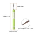 thumbnail image 2 of Uxcell Precision Screwdriver 1.3mm Phillips Magnetic Head Manual Pen Shape for Electronics Repair, 2 of 5