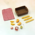 thumbnail image 3 of 12 comida pan de Decoración Estilo B Zulema pan de cocina de casa de muñecas, 3 of 7