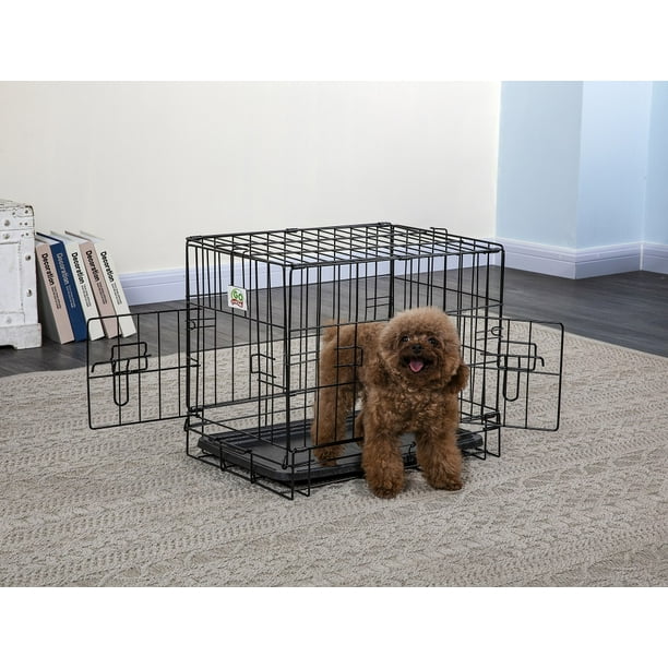 Go Pet Club MLD24 24 in. Metal Dog Crate with Divider