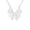 Silver, variant on TEAMER Steel Hollow Butterfly Pendant Necklace Stainless Steel Women's Jewelry