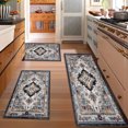 thumbnail image 2 of Kitchen Rugs Sets of 3 Non Slip Washable Kitchen Mats for Floor, Waterproof Kitchen Runner Rug, Floor Mat Carpet for Entryway, Laundry, Sink, Hallway, Bathroom, 2 of 12
