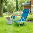 thumbnail image 3 of Zimtown Backpack Beach Chair Folding Portable Chair Solid Construction Camping Blue, 3 of 6