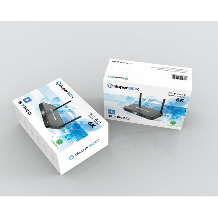 SuperBox S7 PRO Fully Loaded, 2025 Newest Pack, 4G+32G S7pro Super