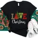 thumbnail image 2 of Love Christmas-ropa Y2k para mujer, Tops Vintage Harajuku para mujer, ropa de calle informal a la moda, camisetas de manga corta con cuello redondo, 2 of 5