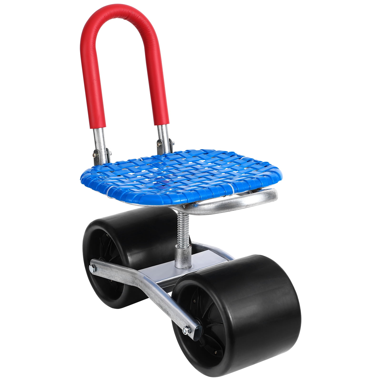 BESTONZON Garden Rolling Stool with Wheels Height Adjustable 360