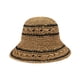 thumbnail image 1 of Sombrero de paja para mujer, sombrero de pescador tejido, sombrero de playa, gorra plegable, gorras de verano, 1 of 6