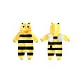 thumbnail image 2 of RUINIXCW Newborn Baby Girl Boy Halloween Bee Costume Cosplay Outfit Infant Fall Winter Clothes Snowsuit Fleece Jumpsuit Long Sleeve Zip Hooded Romper, 2 of 10