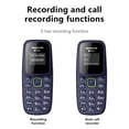 thumbnail image 4 of BM310 teléfonos móviles pequeños desbloqueados auriculares Bluetooth teléfono baja radiación grabación automática de llamadas Dual SIM teléfono celular pequeño, 4 of 5
