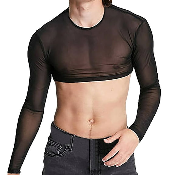 Men Blouses Solid Long Sleeve Men Ling Sleeve T Shirts Fit Shirt T Shirt Long Active Polyester Spandex Shirts Tee Pack plus Short Work Tops Plain Teal Black M