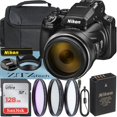 thumbnail image 1 of Nikon COOLPIX P1100 125x Super Zoom Compact Digital Camera + SanDisk 128GB Memory Card + Tripod + ZeeTech Basic Bundle, 1 of 5