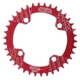thumbnail image 1 of Chainring, Réduire le Bruit Étroit Large Anneau de Chaîne Réduire la Charge Forte pour les Vélos de Montagne pour Vélos de Route Rouge, 1 of 8