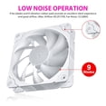 thumbnail image 2 of Vetroo SA-140 White 140mm Addressable RGB & PWM Motherboard Sync Computer PC Cooling Fans, 1 Count, 2 of 7