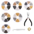 thumbnail image 2 of Metal Accessories, Lobster Clasps, Split Rings, Tail Chains, Jewelry Manufacturing DIY Supplies 1set/bagEarplugsNosize Gao Jinjia unisex, 2 of 2