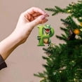 thumbnail image 3 of Christmas Dinosaur Acrylic Alphabet Ornaments Decorative Hanging Letters For Festive Tree Craft And, 3 of 6