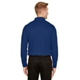 thumbnail image 3 of Devon & Jones CrownLux Performanceâ„¢ Men's Tall Plaited Long Sleeve Polo - DG20LT, 3 of 4
