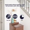 thumbnail image 4 of Hillman Fasteners 230004 24 in. High & Mighty Modern Floating Shelf, White, 4 of 7