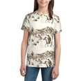 thumbnail image 3 of Wukai Western Desert Cowboys3 Youth Unisex Short Sleeve T-Shirt for Boys, Girls, Teens, and Kids-X-Small, 3 of 7
