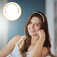thumbnail image 5 of CIMAXIC Wedding Rhinestone Headband Bridal Headpiece Crown Wedding Headband Stone Hair Accessory For Bridal Hair Festive Prom Birthday Party Hair Hoop,5.91"X5.12"X0.28", 5 of 5
