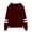 Red, variant on ALLLIST Casual Hoodies for Teen Girls Long Sleeve Loose White Pullover Casual Plain Sweatshirtfor Women