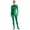 Green, variant on Eandarui Women's Shiny Metallic Unitard Turtleneck Long Sleeve Footed Zentai Suit Catsuit Dancewear Gold M