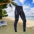 thumbnail image 3 of Mens Wetsuit Pants 2mm Keep Warm Leggings Tight for Winter Swimming XXL, 3 of 8
