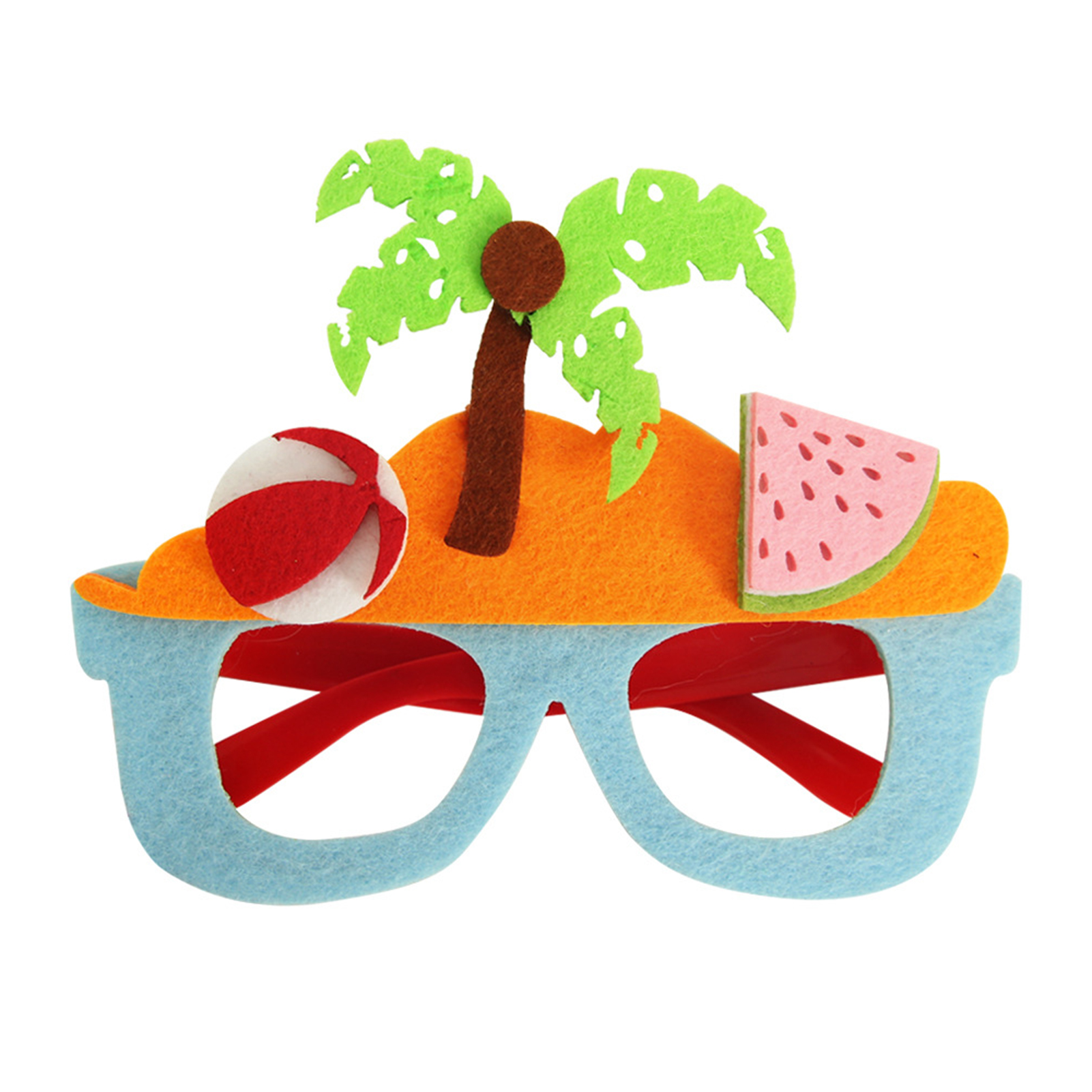 Farfi Birthday Glasses Vibrant Color 3D Lightweight Party Happy