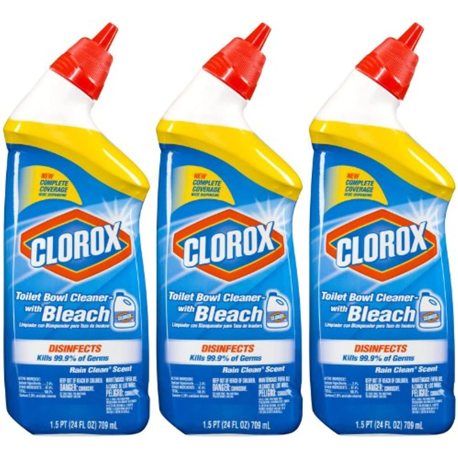 Clorox Toilet Bowl Cleaner, Rain Clean, 24 Oz3 Pk Nepal Ubuy
