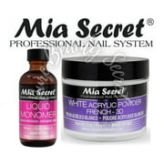 Mia Secret Liquid Monomer 2 oz and White Powder 2 oz