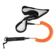 thumbnail image 2 of Surfboard Leash TPU Heliciform Comfortable HighElastic Surfing Safety Traction Rope(Orange ), 2 of 6