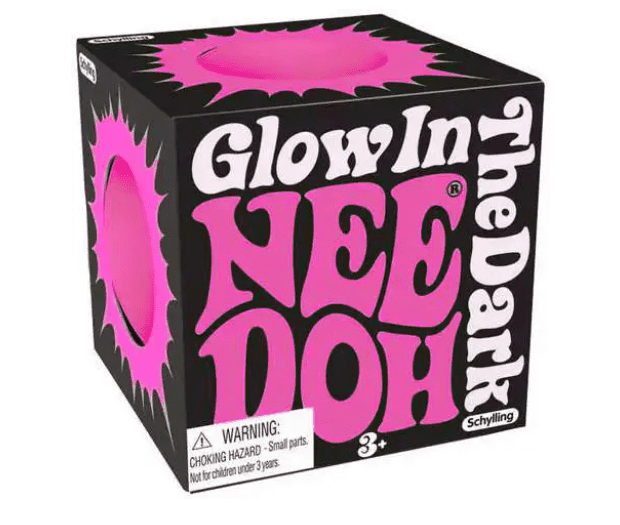 Nee Doh Glow in the Dark, 1 color chosen at random