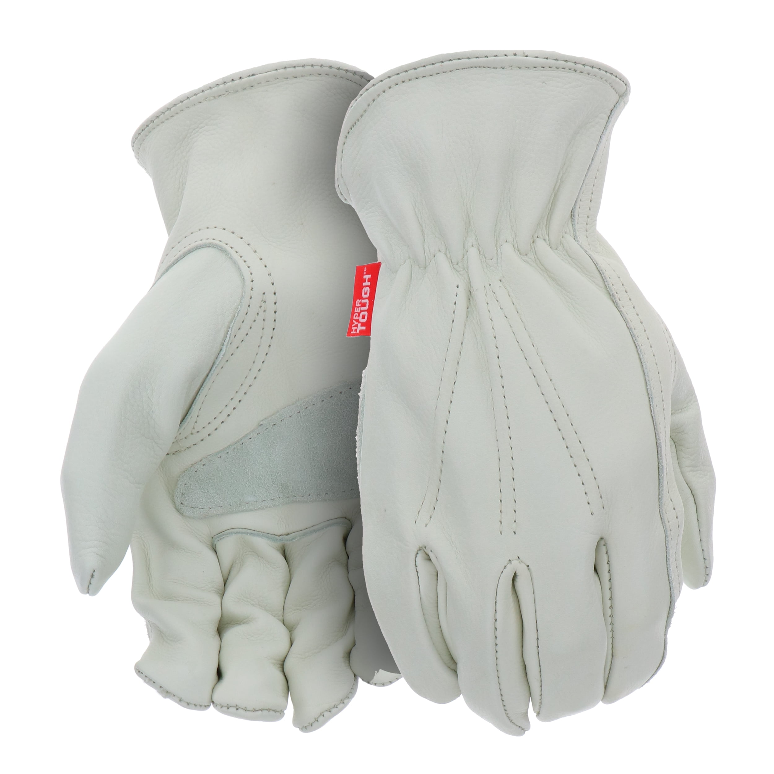 Hyper Tough Premium Icicle Leather Driver Men's Large Gloves, 1 Pair