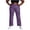 Purple, variant on Tqcoqu Women's Straight Leg Faux Jeans, Stretch Casual High Waisted Stylish Imitation Denim Cargo Pants with Decorative Pockets,Gray,Women's S-XXL