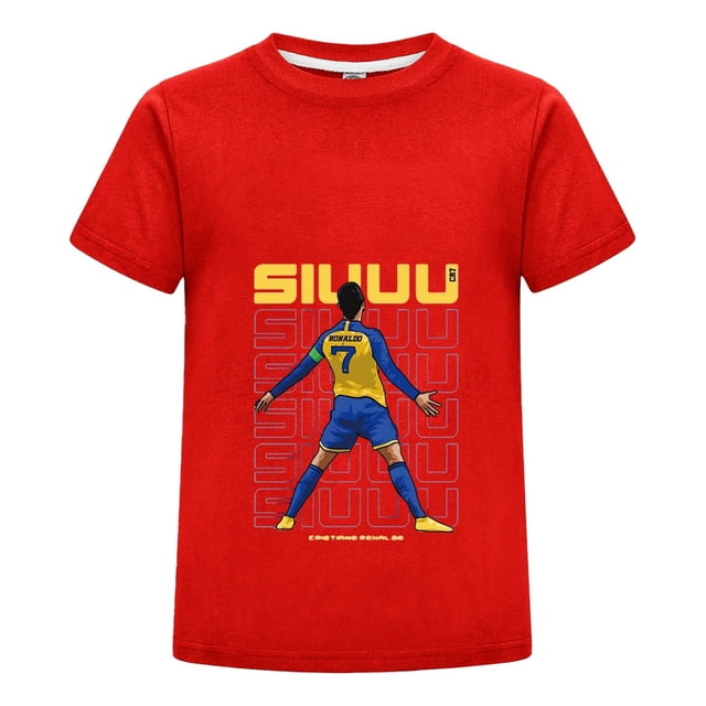Playera Deportiva CR7 Niño | Diseño Futbolístico con Estilo Ronaldo