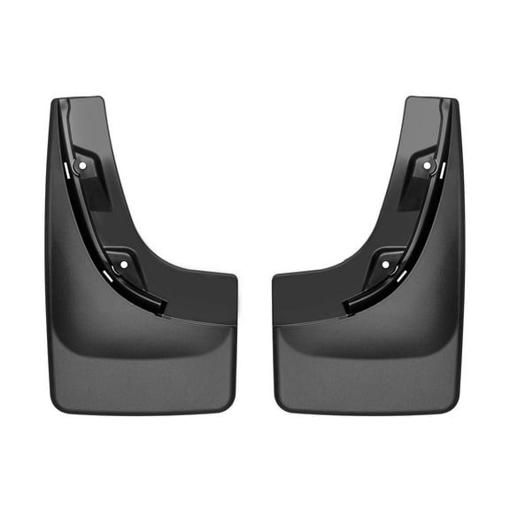 WeatherTech Custom No Drill Splash Guard MudFlaps compatible with 2017-2017 Jeep Compass, Rear Pair - Black