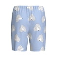 thumbnail image 7 of Daiia Cute Poodle Dog Mens Woven Stretch Pajama Short,Short Pajama Pants-XX-Large, 7 of 7