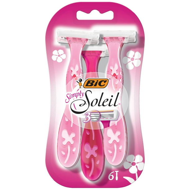BIC® Simply Soleil Women’s Disposable Razor, Assorted, 6 Pack