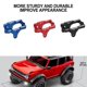 thumbnail image 3 of Vogacara RCGOFOLLOW Servo soporte de dirección RC pieza de coche soporte de montaje Servo de precisión para 1/18 Trx4m Crawler RC accesorios Kits de construcción modelo Rojo, 3 of 6
