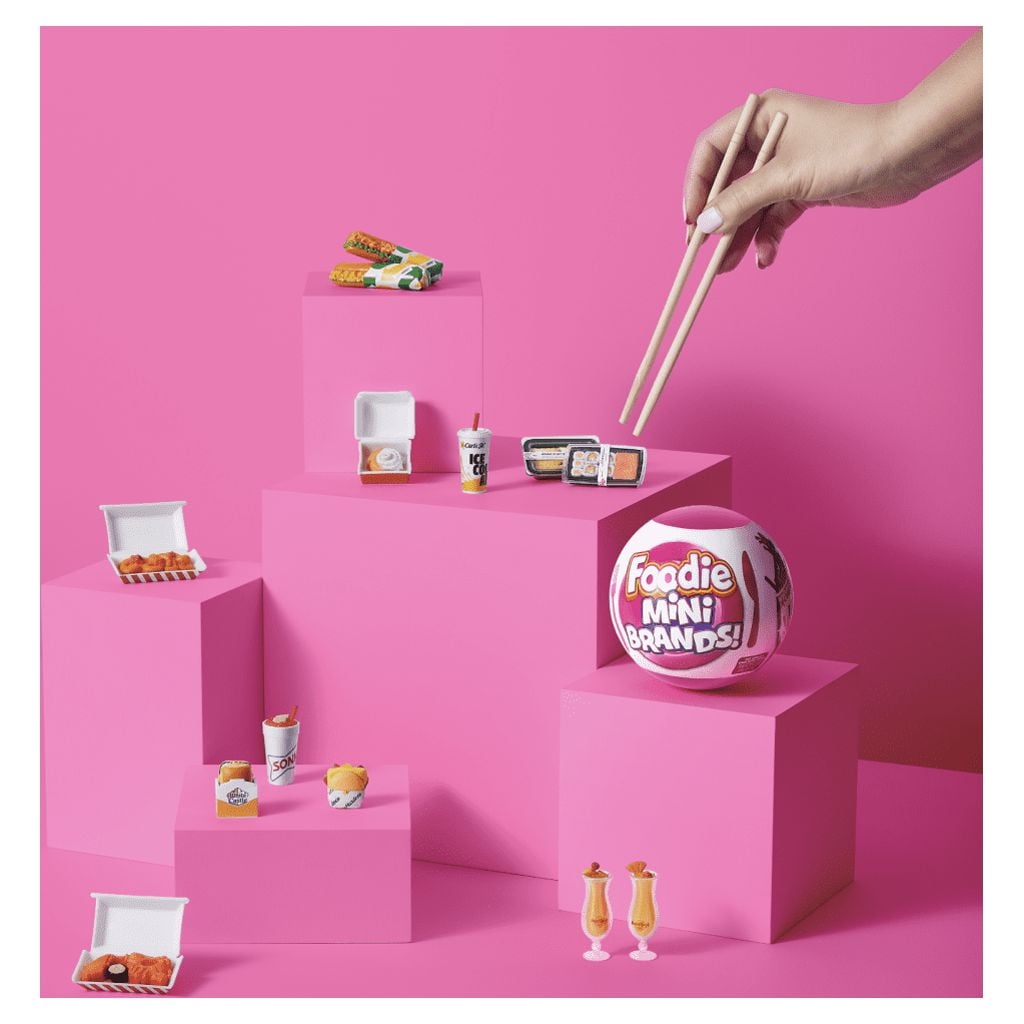(2 pack) Foodie Mini Brands Mystery Capsule Miniature Brands Collectible Toy by ZURU