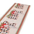 thumbnail image 4 of Camino de mesa navideño Impresión de bandera Desgaste Resistente a la suciedad Bandera de mesa navideña navideña para decoración de mantel navideño Modelo JOY Santa, 4 of 12