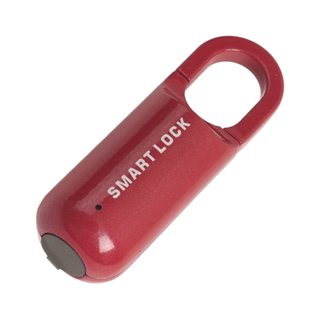 Candado de Huella Digital Inteligente Antirrobo, Cerradour Tálil Electón Biométrica Sin Llave USB para Mochila de Casillero de Gimnasio Escolar