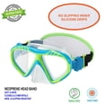 thumbnail image 3 of Gafas de natación Ruigao para niños de 4 a 7 años con correa de tela sin PVC, 3 of 9