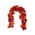 thumbnail image 3 of FOCUSNORM Fall Vines Artificial Maple Leaves Garland Hanging Vines Holiday Home Decor Party Favor, 3 of 4